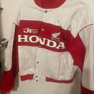 Honda Racing Red & White Vintage Jacket